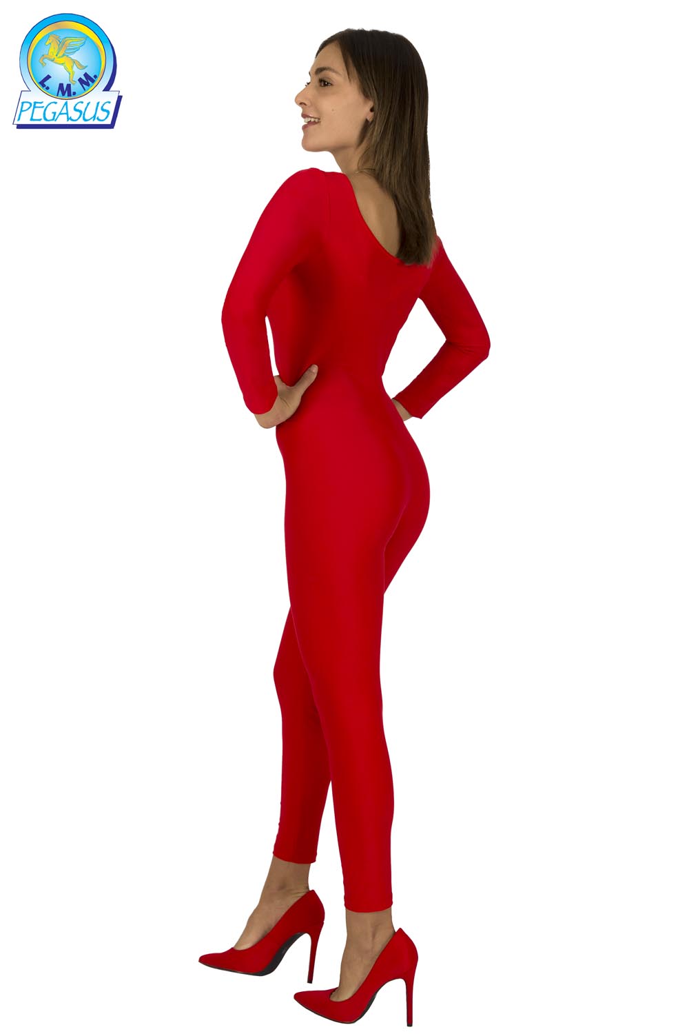 TUTA LYCRA ROSSO DANZA DONNA